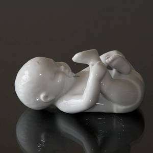 Baby plaudert, weiße Royal Copenhagen Figur | Nr. 1249031 | Alt. 1249031 | DPH Trading