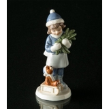 Jahresfigur 2002, Mädchen mit Tannen, Royal Copenhagen