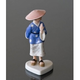Verkleidete Kinder, chinesisches Mädchen, Royal Copenhagen Figur Nr. 045