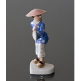 Verkleidete Kinder, chinesisches Mädchen, Royal Copenhagen Figur Nr. 045