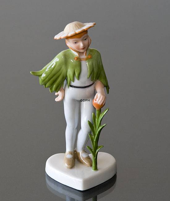 Blumenjunge verkleidete Kinder, Royal Copenhagen Figur Nr. 046