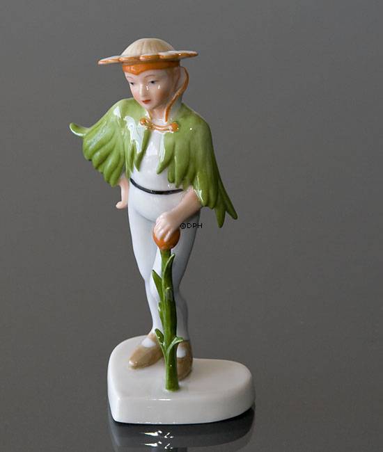 Blumenjunge verkleidete Kinder, Royal Copenhagen Figur Nr. 046
