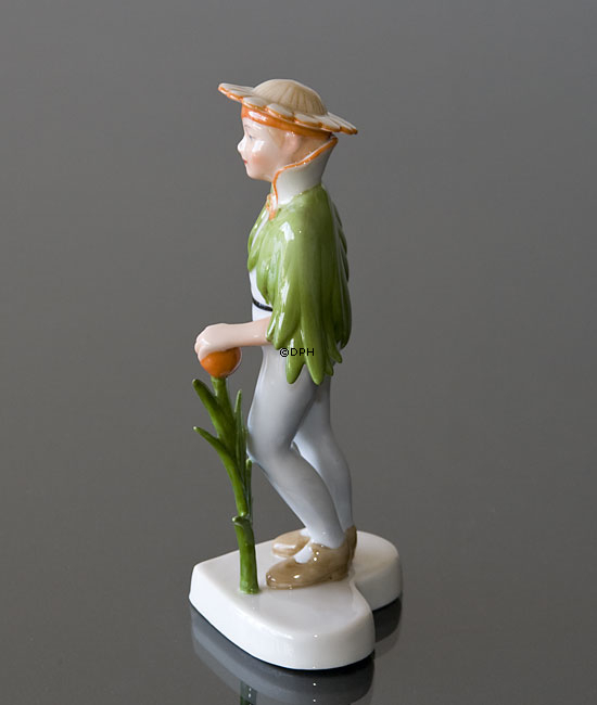 Blumenjunge verkleidete Kinder, Royal Copenhagen Figur Nr. 046