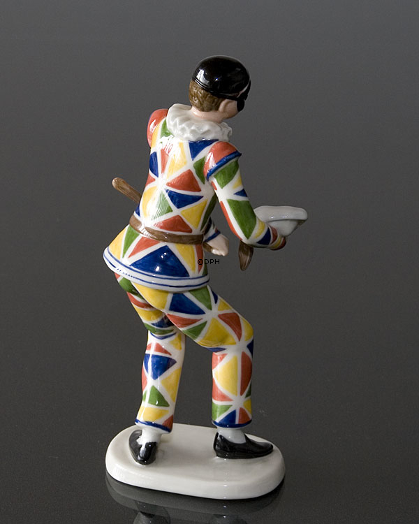 Harlekin, Royal Copenhagen Figur Nr. 061