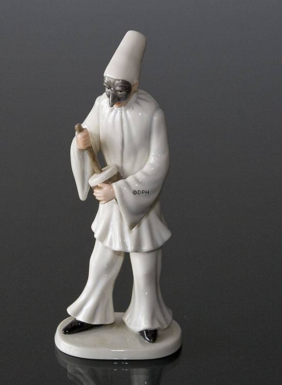 Pulcinella, Royal Copenhagen Figur Nr. 064