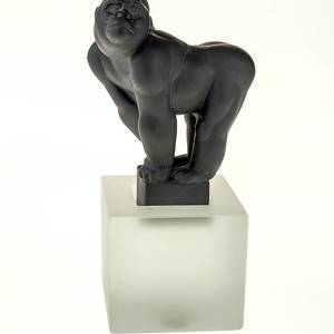 Schwarzer Gorilla, Königliche Kopenhagen-Affenfigur | Nr. 1249065 | DPH Trading