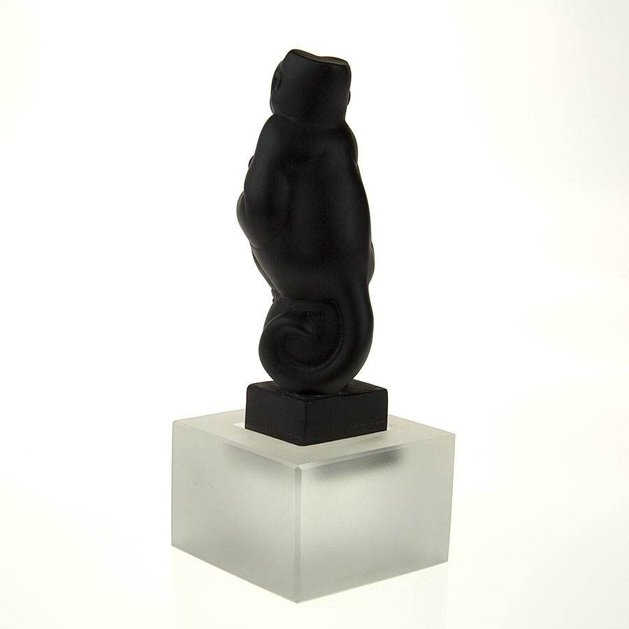 Schwarzer Kapuzineraffe, Royal Copenhagen Affenfigur Nr. 068