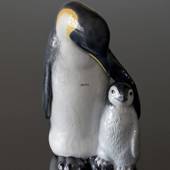 Pinguin mit Junge, Royal Copenhagen Figur Nr. 088 