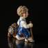Troll, Großer Bruder mit Igel, Royal Copenhagen Figur | Nr. 1249095 | DPH Trading