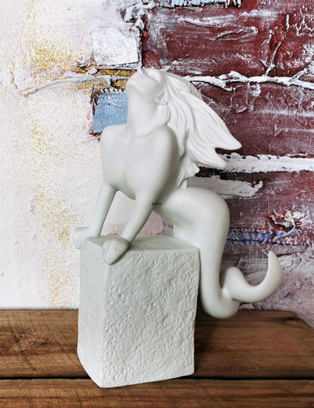 Alt Christel Sternzeichenfiguren, Steinbock (21. Dezember bis 19. Januar), Royal Copenhagen Figur Nr. 1249099 (Ausgelaufenes Modell)