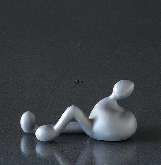 Grüne Note, kleine Musica Figur, Royal Copenhagen Figur Nr. 113