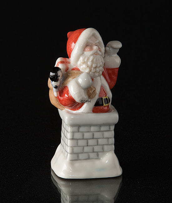 Der jährliche Weihnachtsmann 2004, Weihnachtsmann im Schornstein, Royal Copenhagen