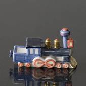 Dampflokomotive, Royal Copenhagen Spielzeug Figur