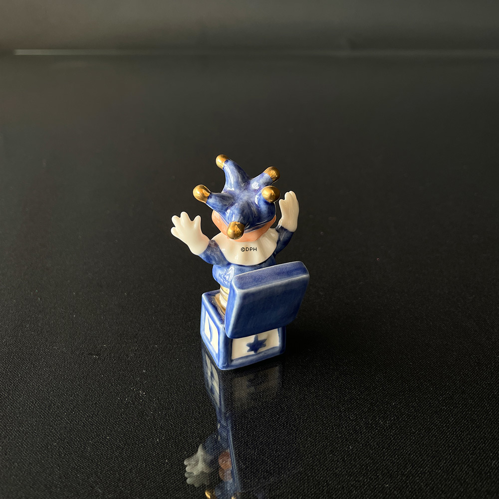 Schachtelteufel springt auf, Royal Copenhagen Spielzeugfigur Nr. 142