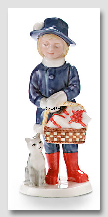 Jahresfigur 2005, Anna mit Geschenken, Royal Copenhagen