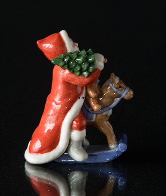 Der jährliche Weihnachtsmann 2005, Der Weihnachtsmann auf dem Schaukelpferd, Royal Copenhagen