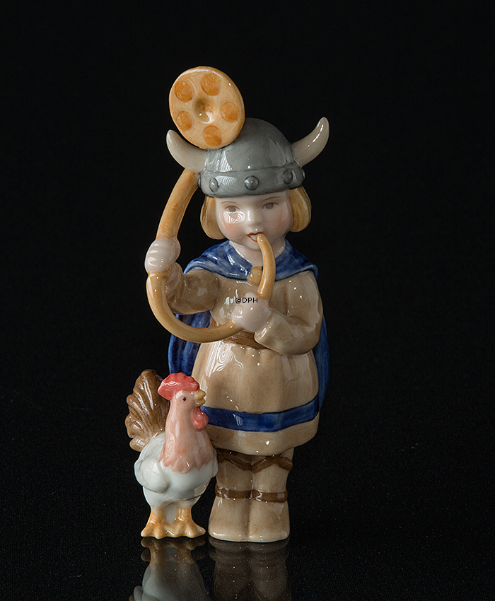 Jährliche Wikinger 2005, Junge, Gorm mit Lur, Royal Copenhagen