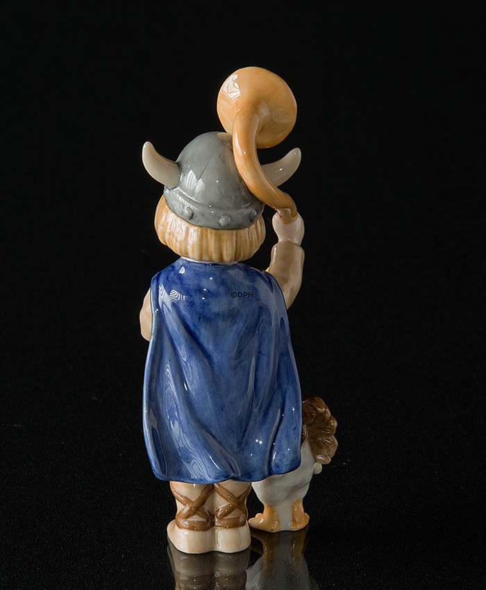 Jährliche Wikinger 2005, Junge, Gorm mit Lur, Royal Copenhagen