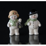 Winterserie 2005 Schneemann, Mutter, Royal Copenhagen
