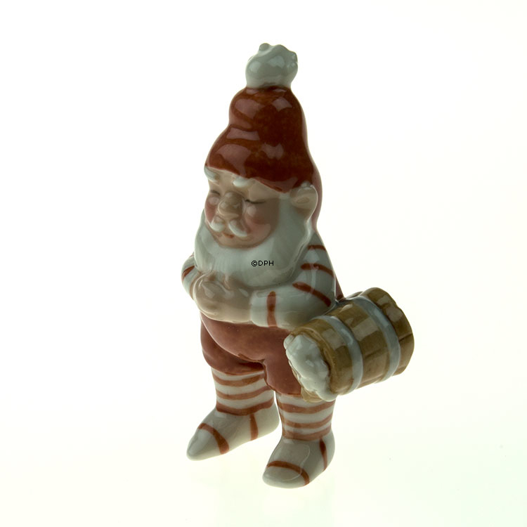Wichtel schläft, Royal Copenhagen Weihnachtsfigur Nr. 176