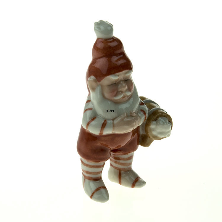 Royal Copenhagen Wichtelfigur Nr. 176, Wichtel der schläft