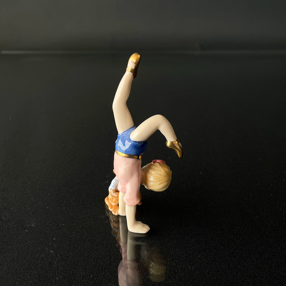 Der kleine Künstler, Royal Copenhagen Figur aus der Mini Zirkus Kollektion