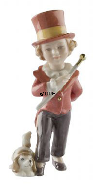 Der kleine Sprechstallmeister, Royal Copenhagen Figur aus der Mini Zirkus Kollektion
