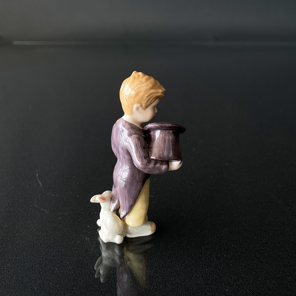 Der kleine Magier, Royal Copenhagen Figur aus der Mini Zirkus Kollektion