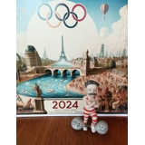Der kleine starke Mann, Royal Copenhagen Figur aus der Mini Zirkus Kollektion