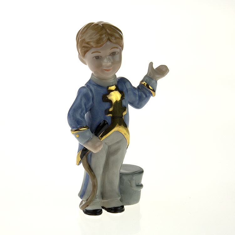 Der kleine Tierlehrer, Royal Copenhagen Figur aus der Mini Zirkus Kollektion
