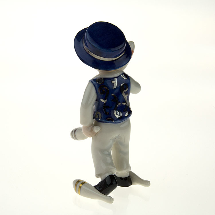 Der kleine Jongleur, Royal Copenhagen Figur aus der Mini Zirkus Kollektion
