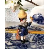 Clown mit Gitarre, Royal Copenhagen Figur aus der Mini Zirkus Kollektion
