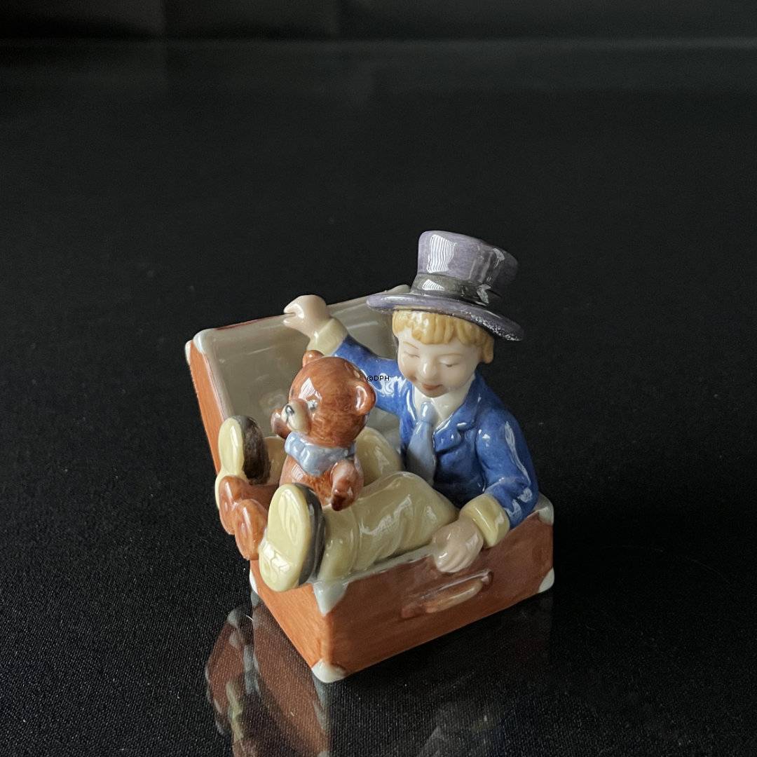 Der fliegende Koffer Hans Christian Andersen Figur, Royal Copenhagen Nr. 228