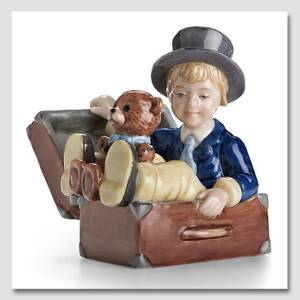 Der fliegende Koffer Hans Christian Andersen Figur, Royal Copenhagen | Nr. 1249228 | DPH Trading