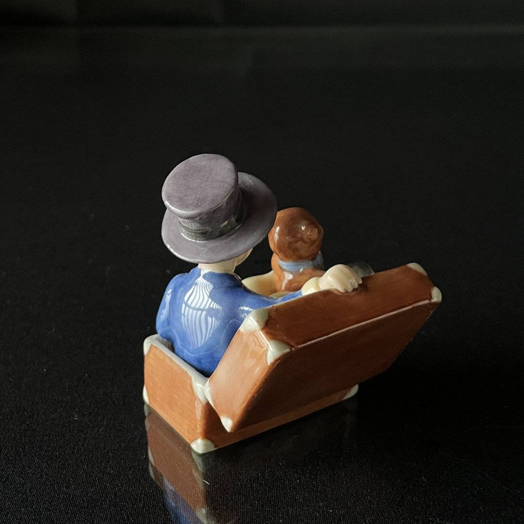 Der fliegende Koffer Hans Christian Andersen Figur, Royal Copenhagen Nr. 228