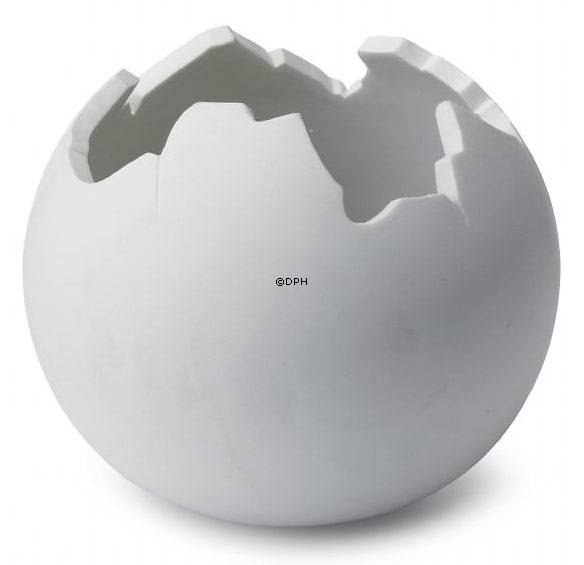 White Globe Schüssel, mittelgroß, Royal Copenhagen Nr. 231