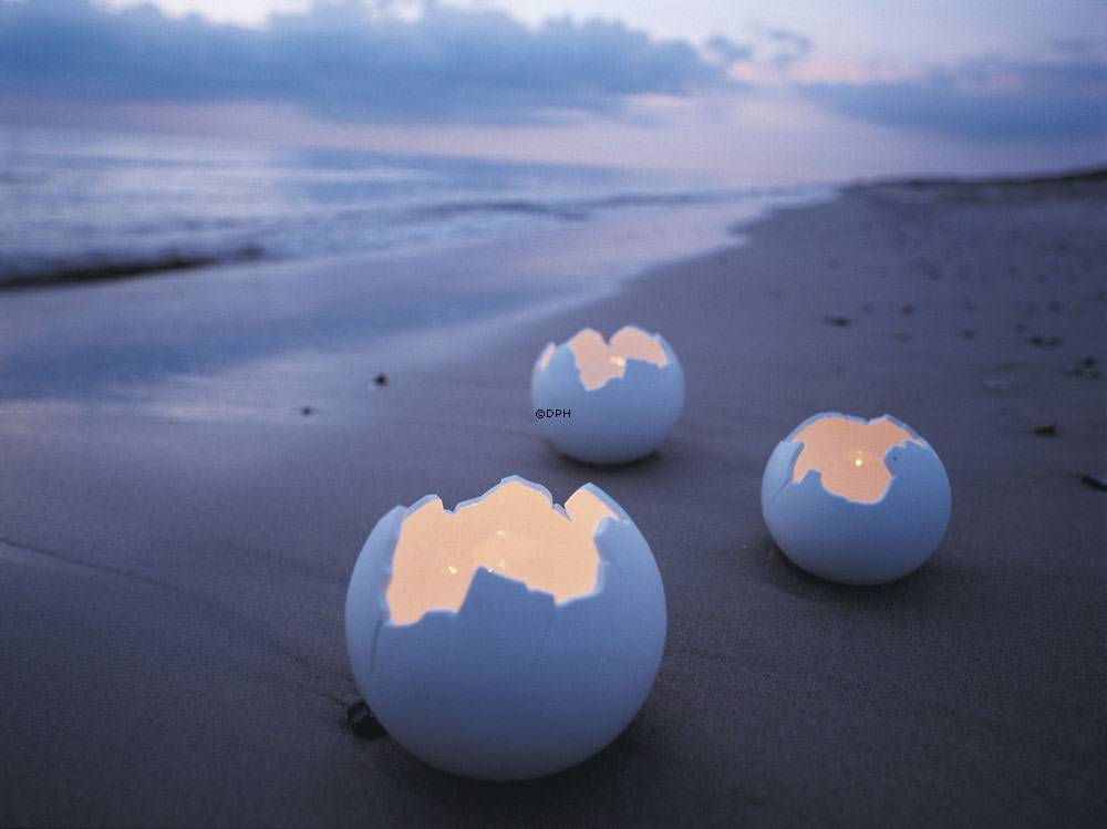 White Globe Schüssel, klein, Royal Copenhagen Nr. 240