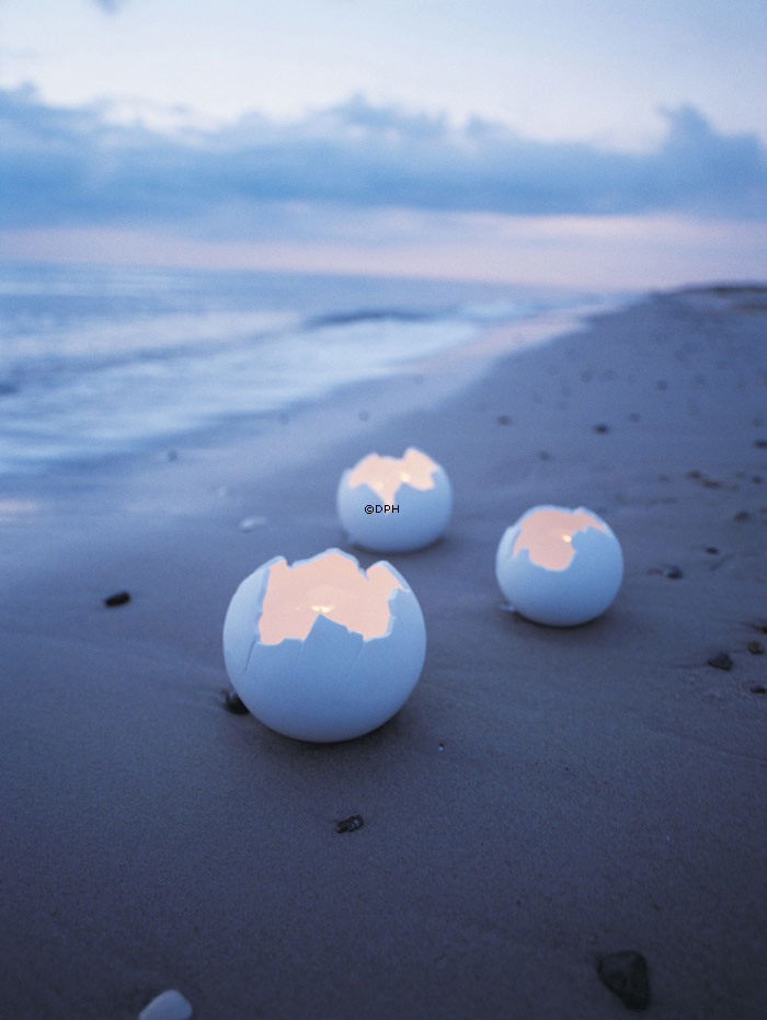 White Globe Schüssel, klein, Royal Copenhagen Nr. 240