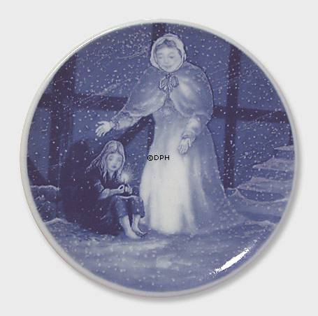 HC Andersen Plakette Nr. 5, Das kleine Mädchen mit den Schwefelhölzern, Royal Copenhagen