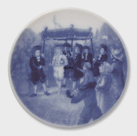 HC Andersen Plakette Nr. 6, Des Kaisers neue Kleidung, Royal Copenhagen