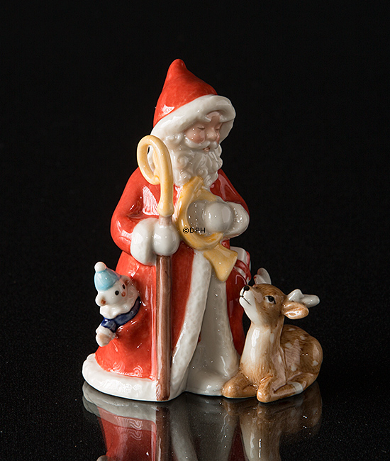 Der jährliche Weihnachtsmann 2006, Der Weihnachtsmann mit seinem Rentier Rudolf, Royal Copenhagen