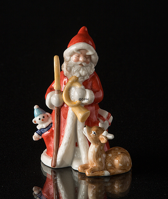 Der jährliche Weihnachtsmann 2006, Der Weihnachtsmann mit seinem Rentier Rudolf, Royal Copenhagen