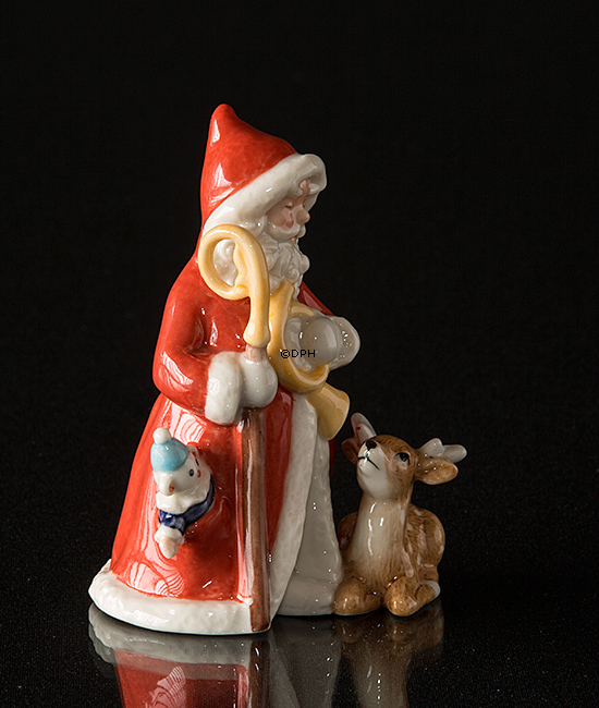 Der jährliche Weihnachtsmann 2006, Der Weihnachtsmann mit seinem Rentier Rudolf, Royal Copenhagen