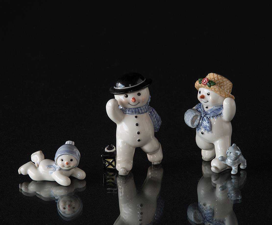 Winterserie 2006 Schneemann, Mutter Sophie, Royal Copenhagen