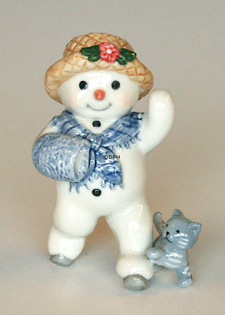 Winterserie 2006 Schneemann, Mutter Sophie, Royal Copenhagen