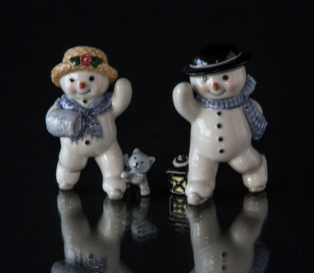 Winterserie 2006 Schneemann, Mutter Sophie, Royal Copenhagen