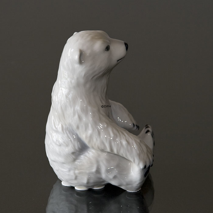 Eisbärjunges, Royal Copenhagen Figur Nr. 323