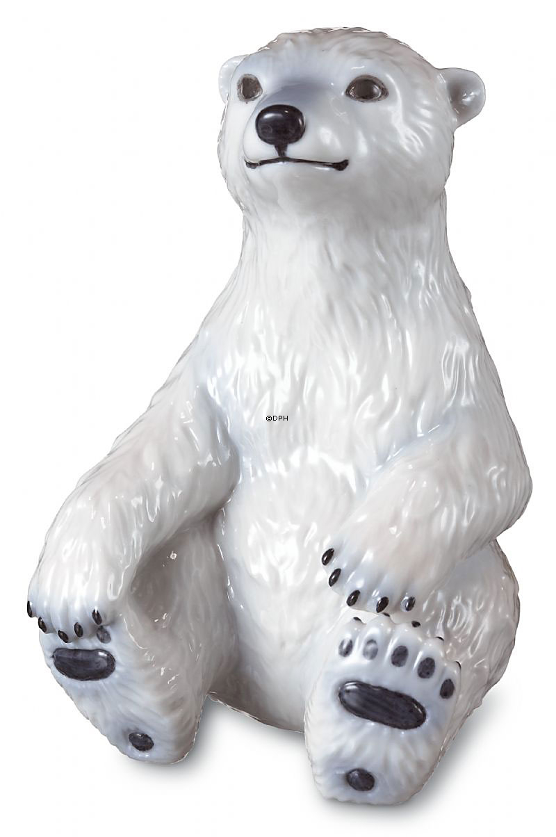Eisbärjunges, Royal Copenhagen Figur Nr. 323