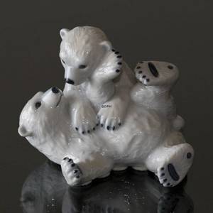 Eisbärenjungen spielen, Royal Copenhagen Figur | Nr. 1249324 | Alt. 1249324 | DPH Trading