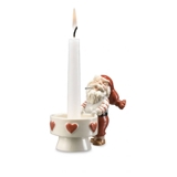 Royal Copenhagen Kerzenständer mit Wichtel Nr. 337